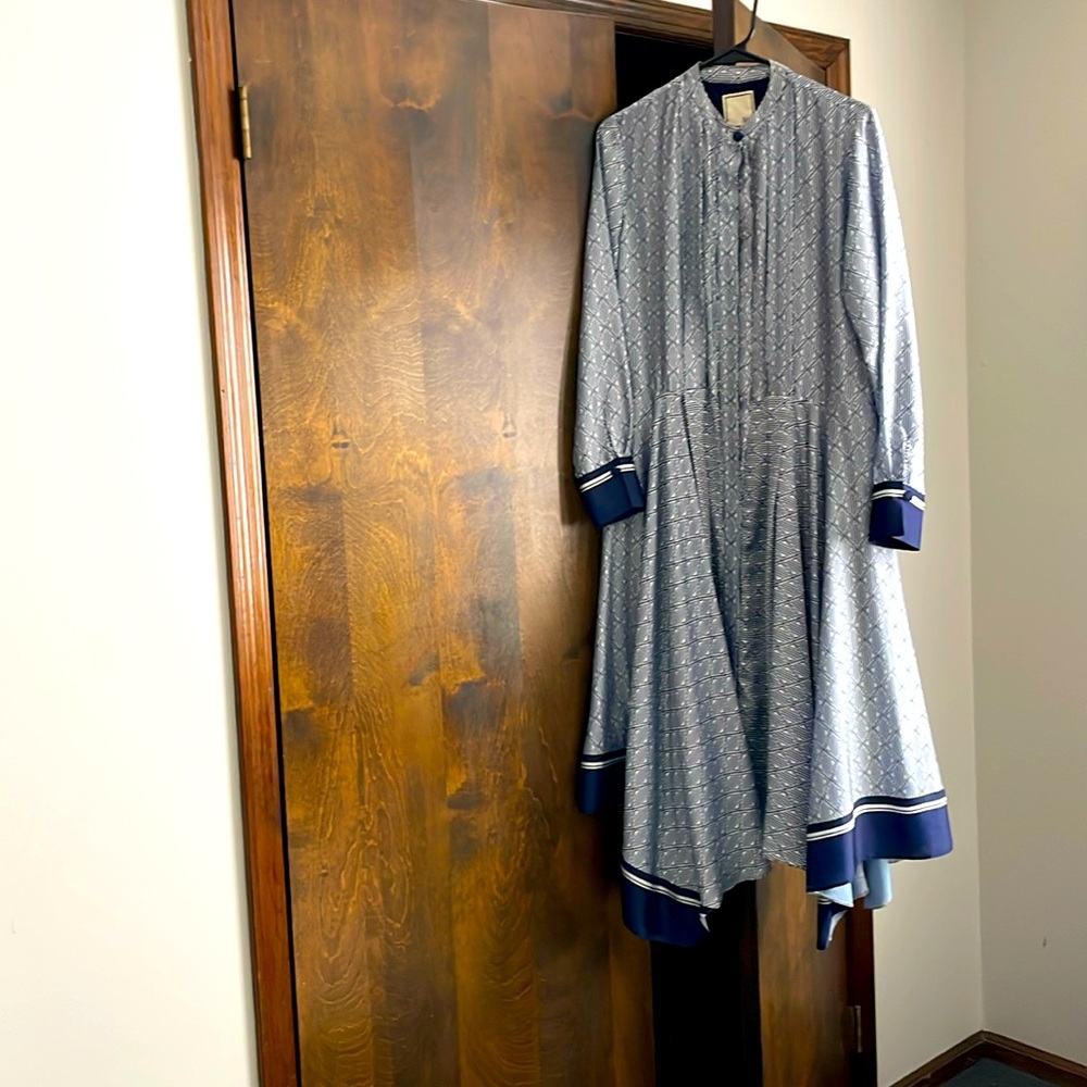 Women’s silk printed dress